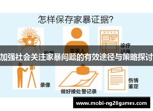 加强社会关注家暴问题的有效途径与策略探讨
